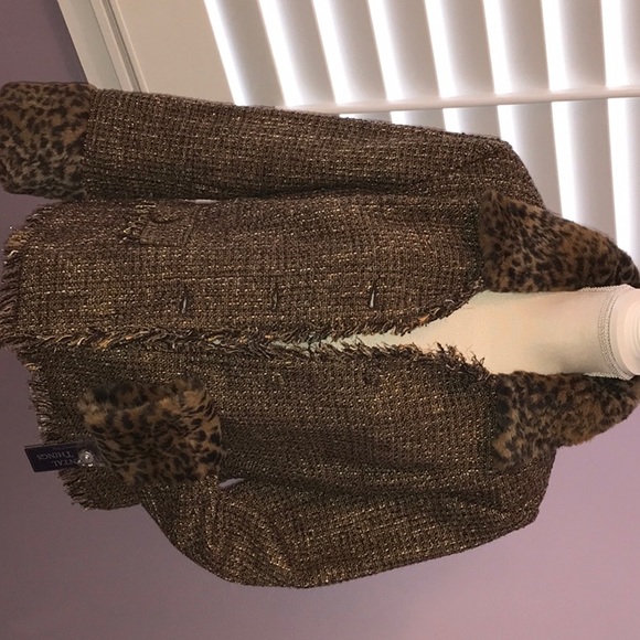 Fundamental Things. Jacket with faux fur trim. - Picture 2 of 8